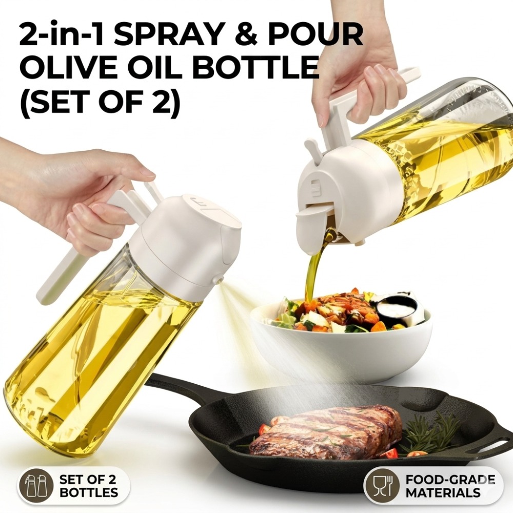 Kitchen Gadgets Oil Spray - Oil Spray Dispenser Sprayer Bottle Kitchen