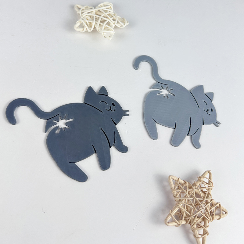 Kitchen Gadgets Novelty - New 2pcs 3D Cat Butt Bread