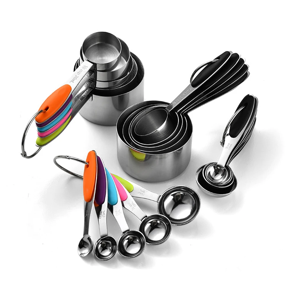 Kitchen Gadgets Oxo - 5/10Pcs Stainless Steel Measuring Cups And