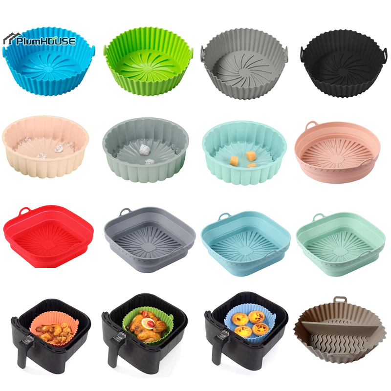 Silicone Steamer Basket - 1Pcs Silicone Air Fryer Oven Baking