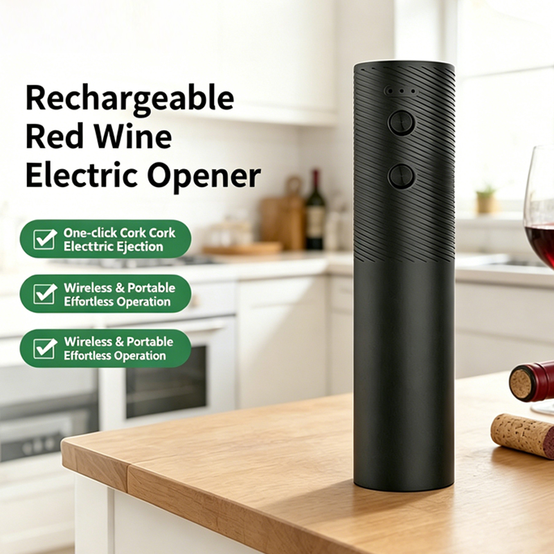 Electric Can Opener - Rechargeable Wine Opener Electric Automatic Corkscrew