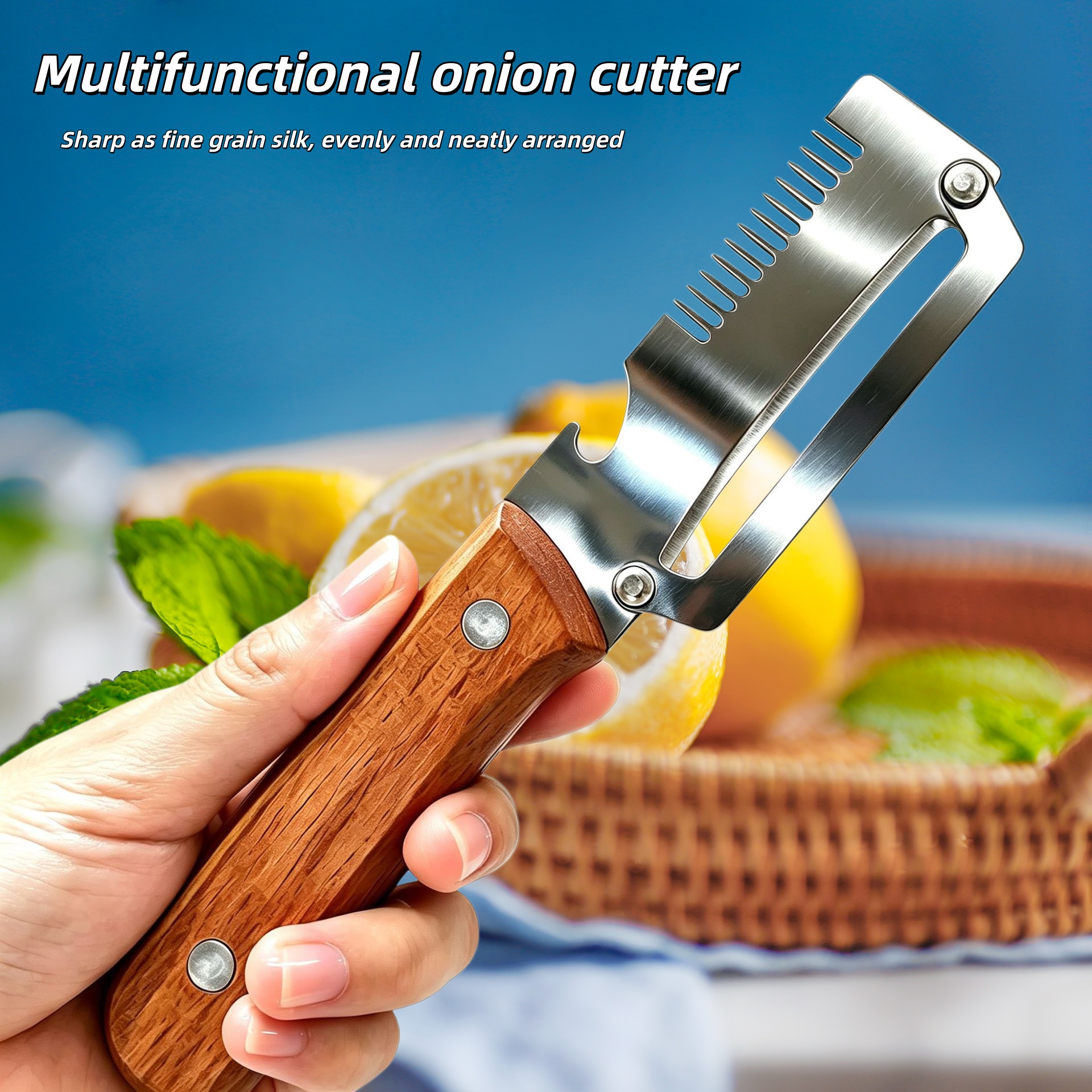Kitchen Gadgets Luxury - 1/2/3/5pcs Peeler Oak Three-in-one Stainless Steel