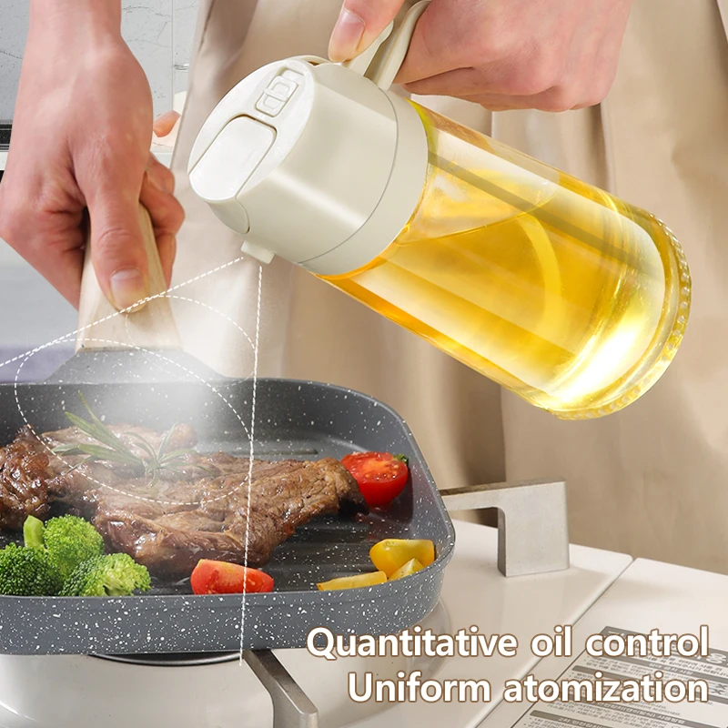 New 470ml Oil Spray Pot 2-in-1 - Kitchen Gadgets Oil Spray 리뷰 및 가격