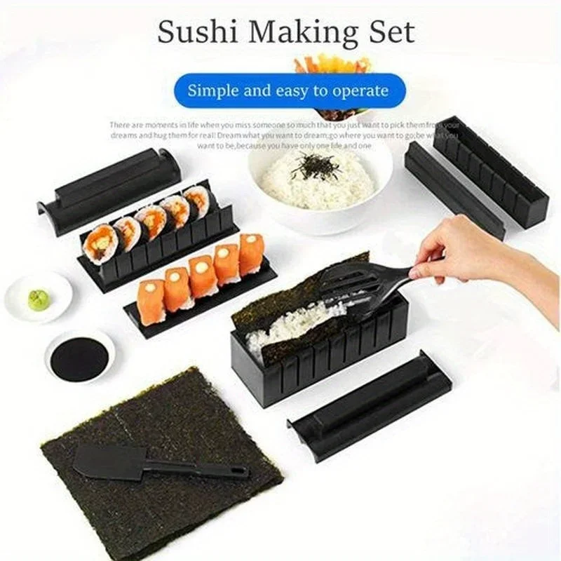 2026 10Pcs DIY Sushi Mold Kit  - Korean Kitchen Gadgets 리뷰 및 가격