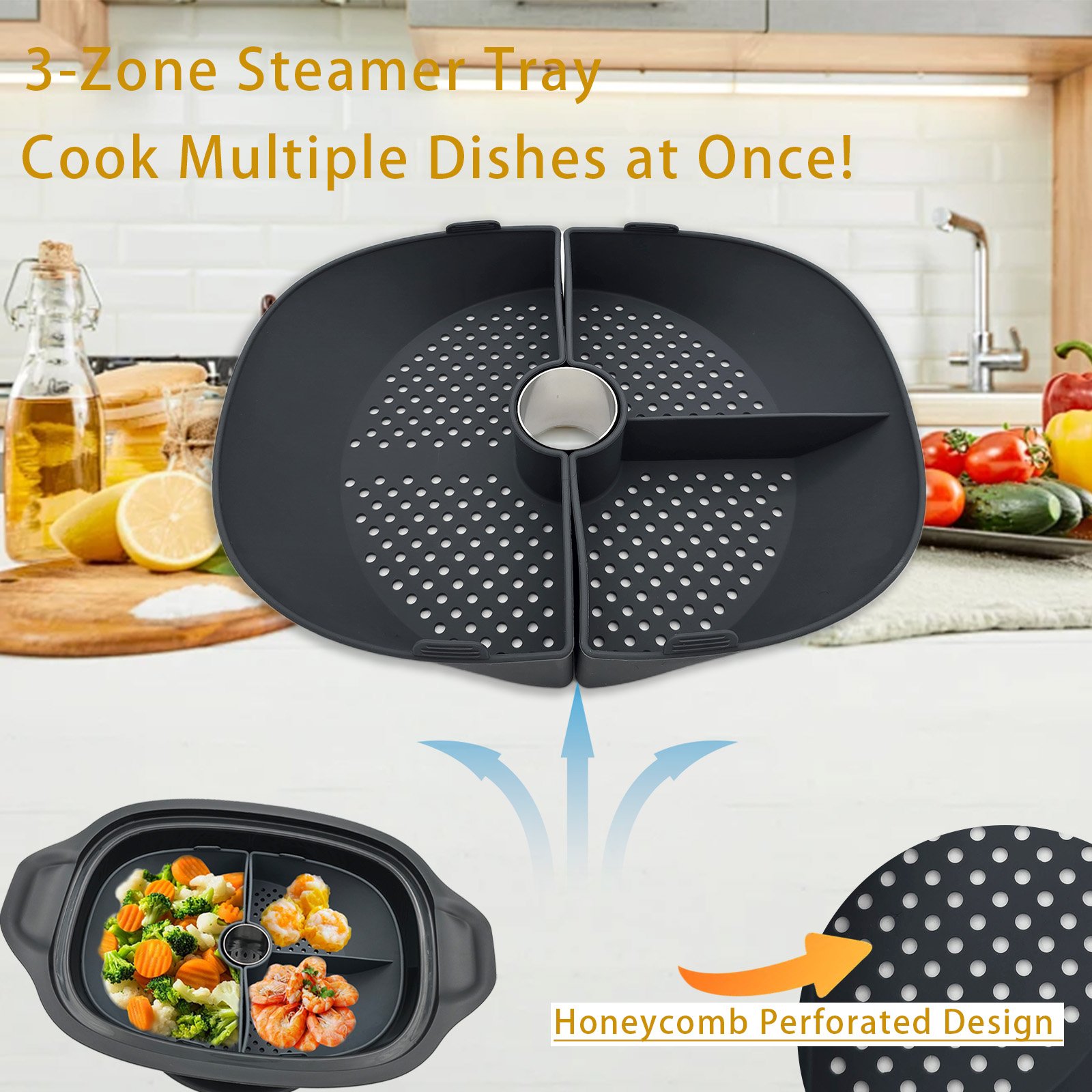 Silicone Steamer Basket Divide - Silicone Steamer Basket 리뷰 및 가격