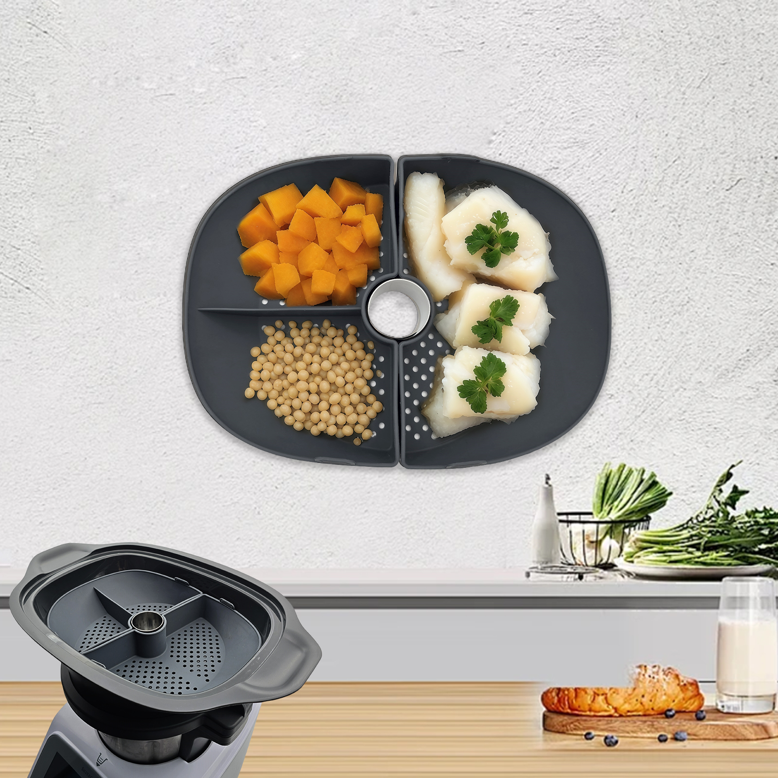 Silicone Steamer Basket Divide - Silicone Steamer Basket 리뷰 및 가격
