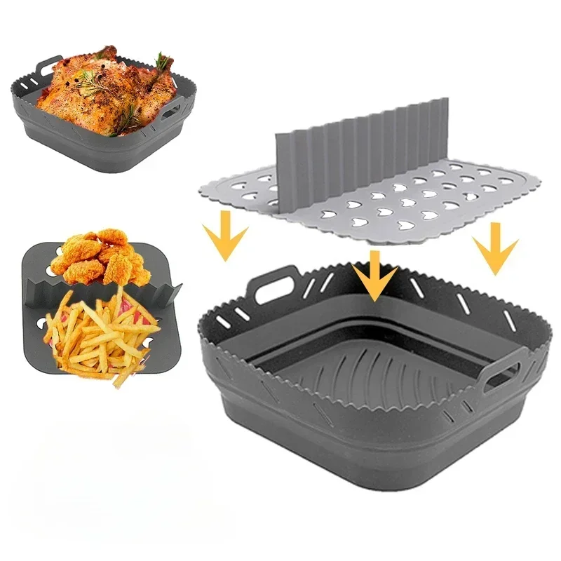 Air Fryer Silicone Tray Oven B - Silicone Steamer Basket 리뷰 및 가격
