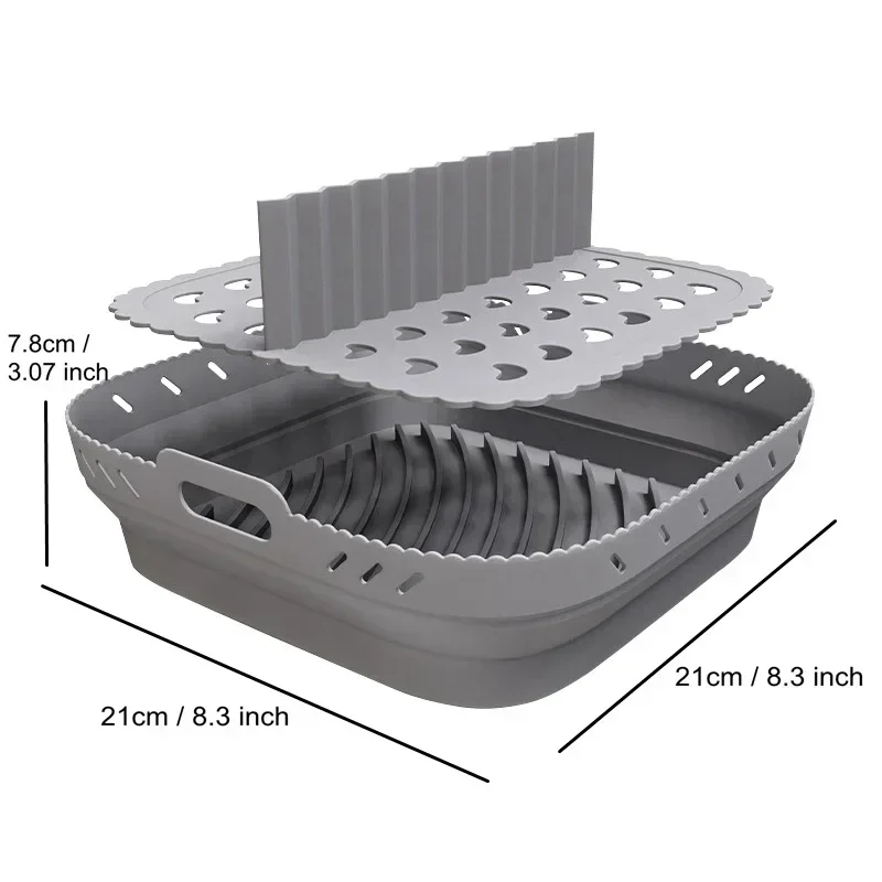 Air Fryer Silicone Tray Oven B - Silicone Steamer Basket 리뷰 및 가격
