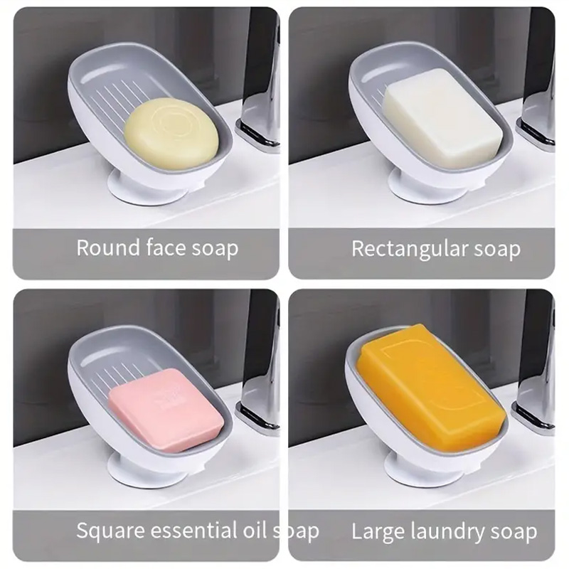 Suction Cup Soap Dish Drainabl - Kitchen Gadgets Luxury 리뷰 및 가격