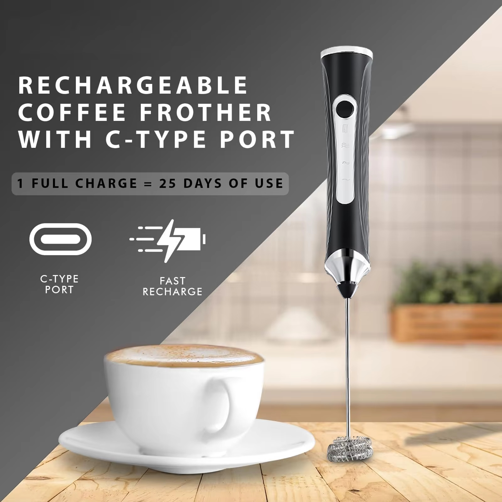 Electric milk frother, milk co - Kitchen Gadgets Blender 리뷰 및 가격
