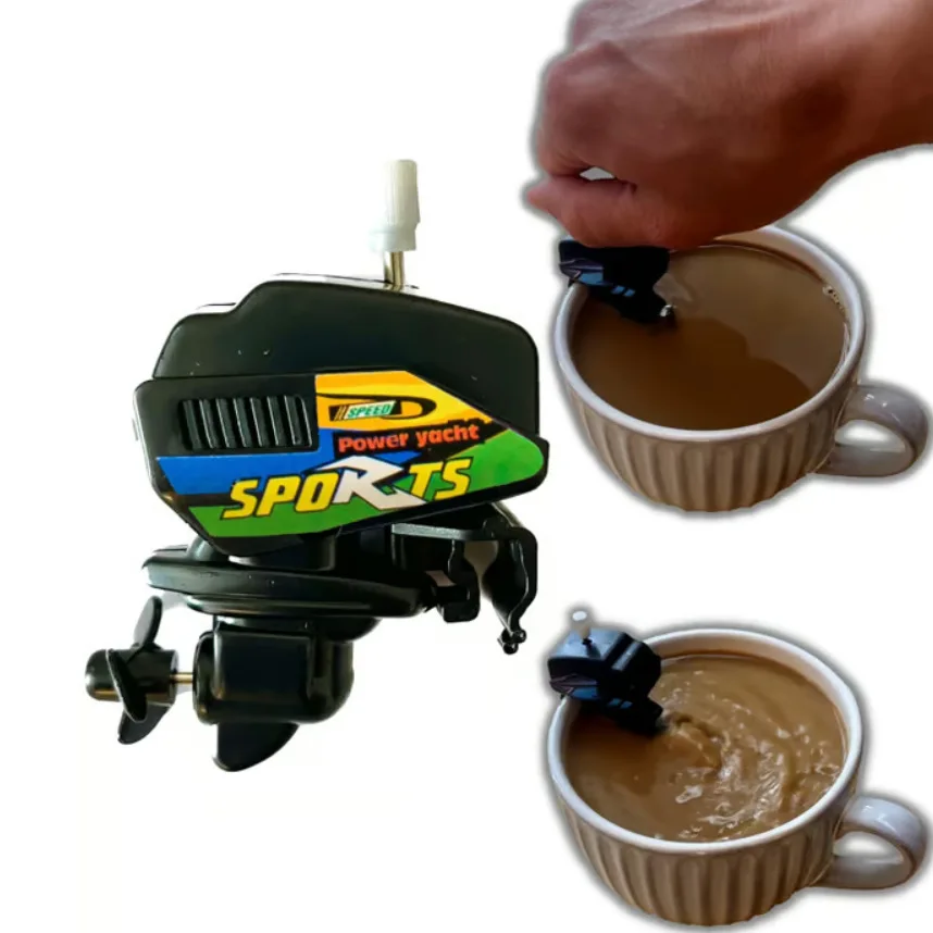 Mini Boat Motor Coffee Stirre  - Kitchen Gadgets Novelty 리뷰 및 가격