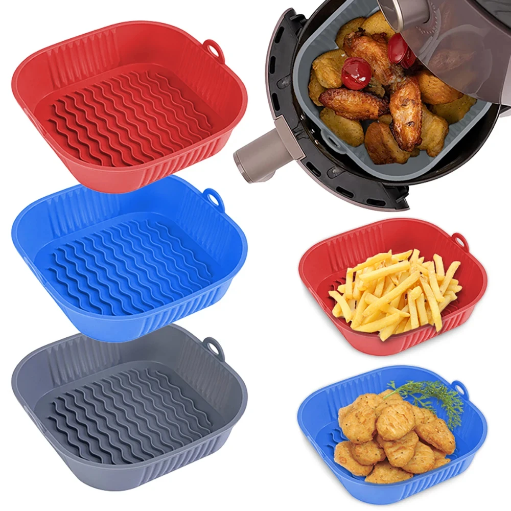 Silicone Air Fryer Pot Tray Fo - Silicone Steamer Basket 리뷰 및 가격