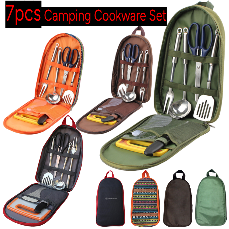 7pcs Camping Kitchen Utensil S - Kitchen Gadgets And Utensils 리뷰 및 가격