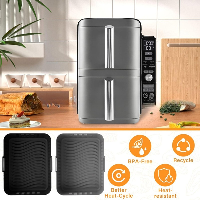 New Air Fryer Silicone Liners  - Silicone Steamer Basket 리뷰 및 가격
