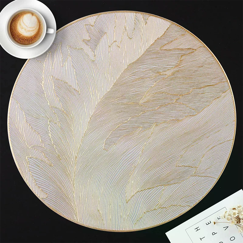 6*Round Luxury Placemats Non-S - Kitchen Gadgets Luxury 리뷰 및 가격