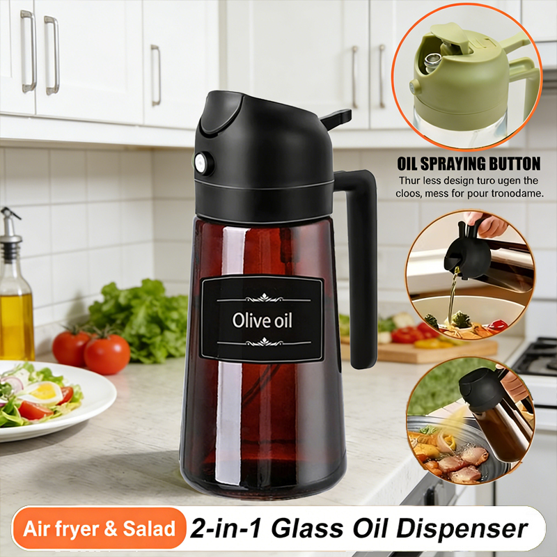 Leakproof 16oz 470ml 2-in-1 Br - Kitchen Gadgets Oil Spray 리뷰 및 가격