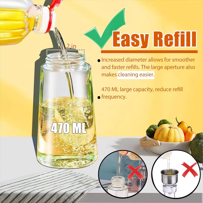 Leakproof 16oz 470ml 2-in-1 Br - Kitchen Gadgets Oil Spray 리뷰 및 가격