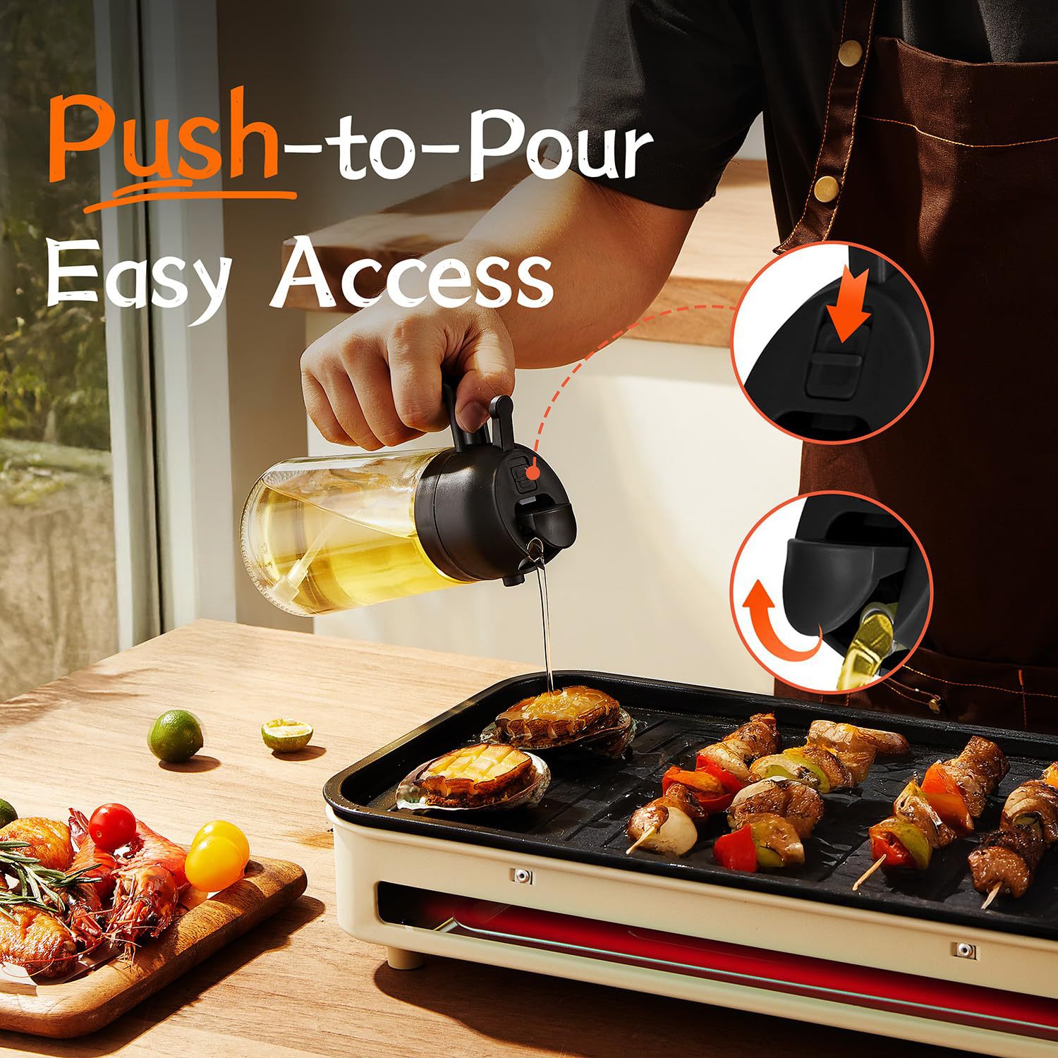 Multi-functional 2-in-1 Oil Sp - Kitchen Gadgets Oil Spray 리뷰 및 가격