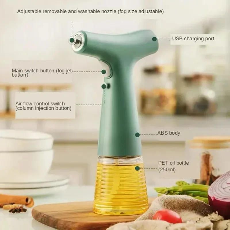 Electric Olive Oil Spray Bottl - Kitchen Gadgets Oil Spray 리뷰 및 가격
