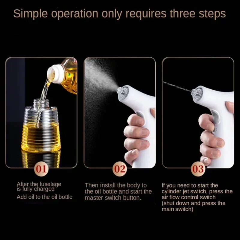 Electric Olive Oil Spray Bottl - Kitchen Gadgets Oil Spray 리뷰 및 가격