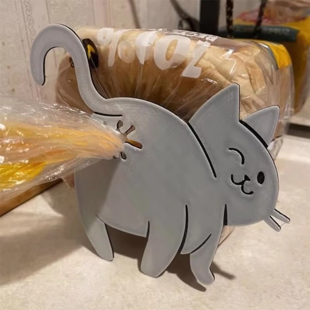 Cute 3D Printed Bread Bag Clip - Kitchen Gadgets Novelty 리뷰 및 가격