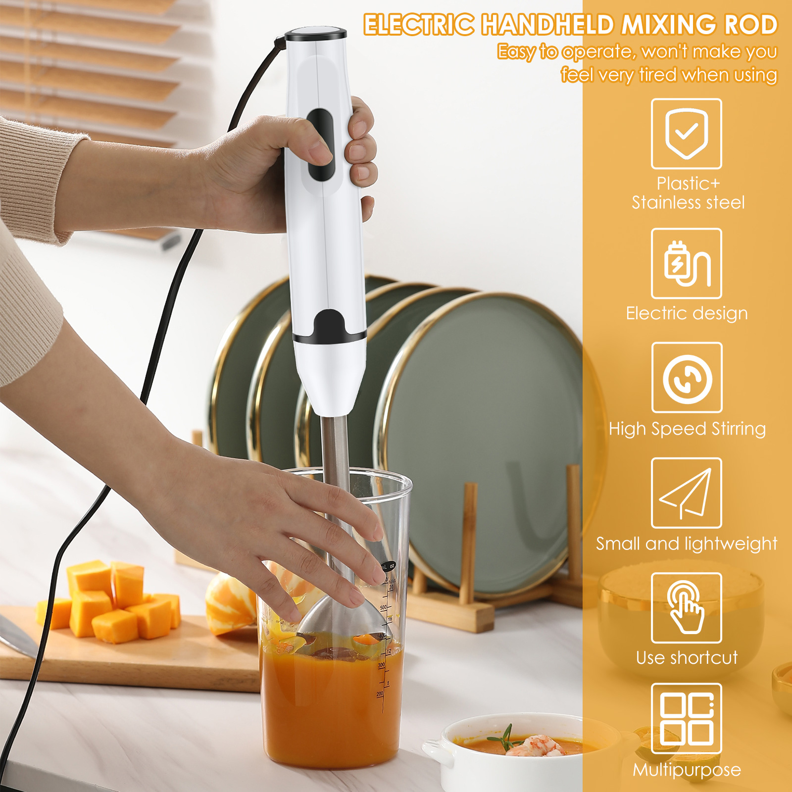 Immersion Blender Stainless St - Kitchen Gadgets Blender 리뷰 및 가격