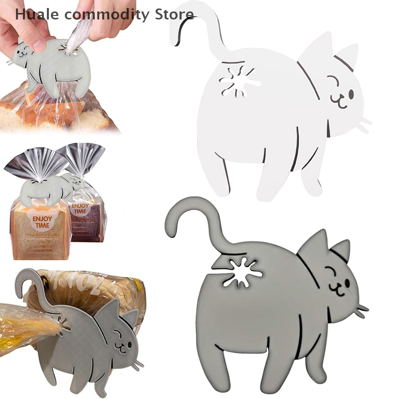 Funny Cat Butt Bread Clip 3D P - Kitchen Gadgets Novelty 리뷰 및 가격