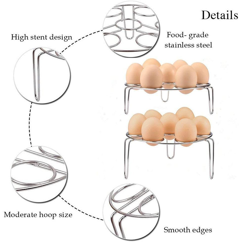 LMETJMA Egg Steamer Rack Trive - Silicone Steamer Basket 리뷰 및 가격