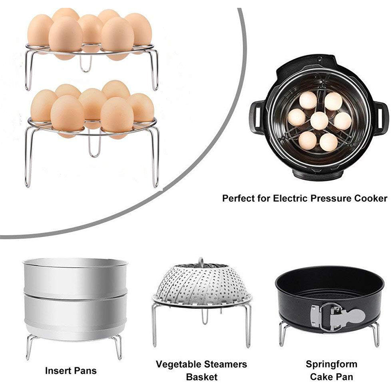 LMETJMA Egg Steamer Rack Trive - Silicone Steamer Basket 리뷰 및 가격