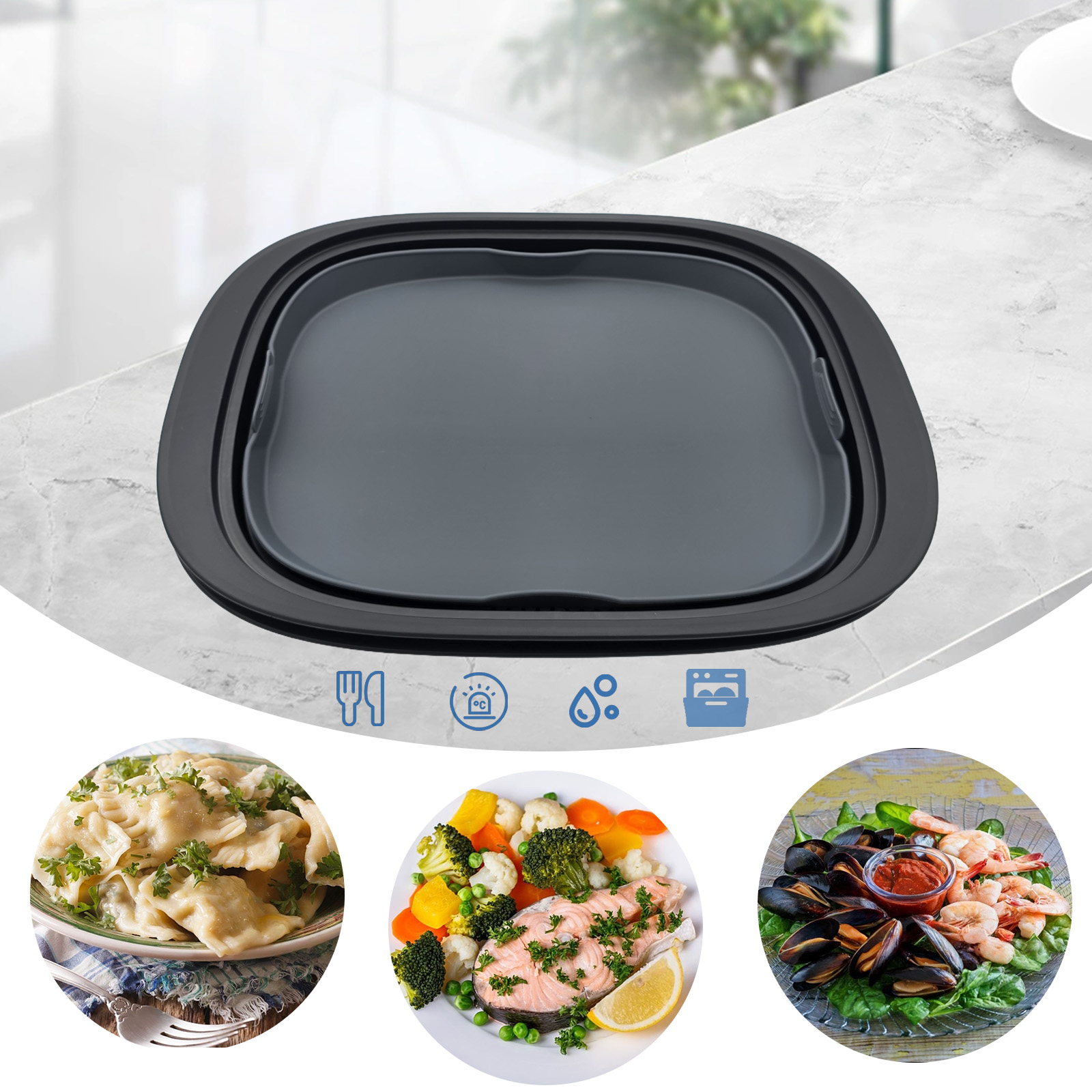 Silicone Steamer&Baking Dish f - Kitchen Gadgets Thermomix 리뷰 및 가격