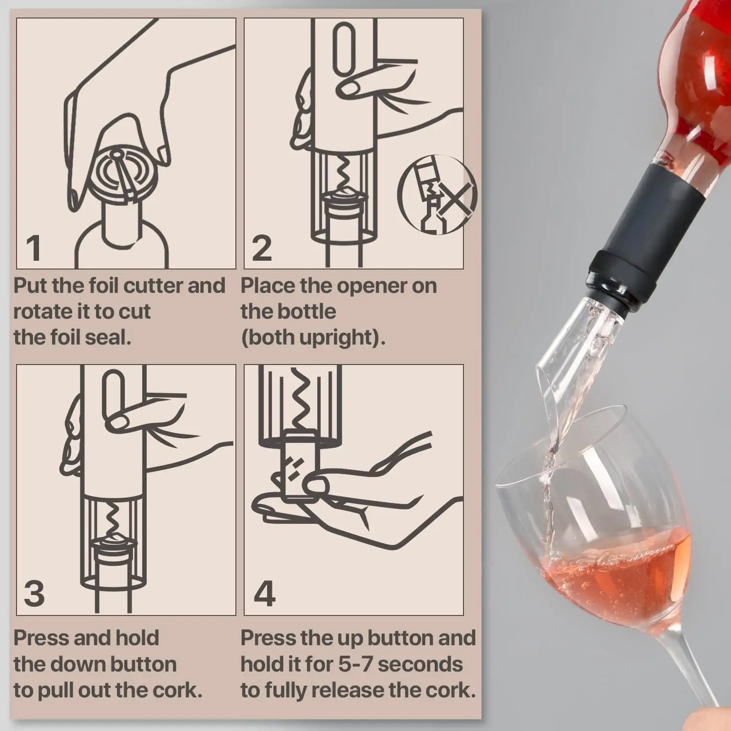 HOMEFISH Electric Wine Bottle  - Electric Can Opener 리뷰 및 가격