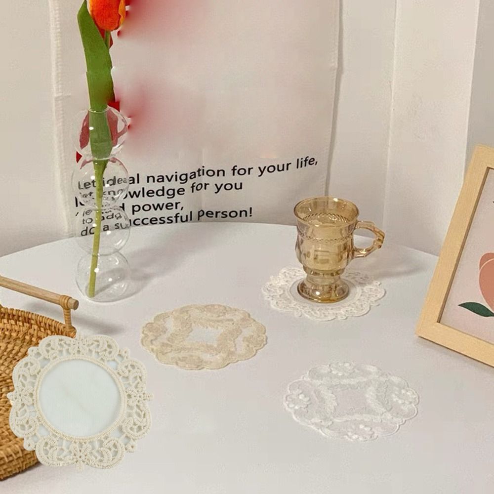Napkin Lace Embroidered Coaste - Korean Kitchen Gadgets 리뷰 및 가격