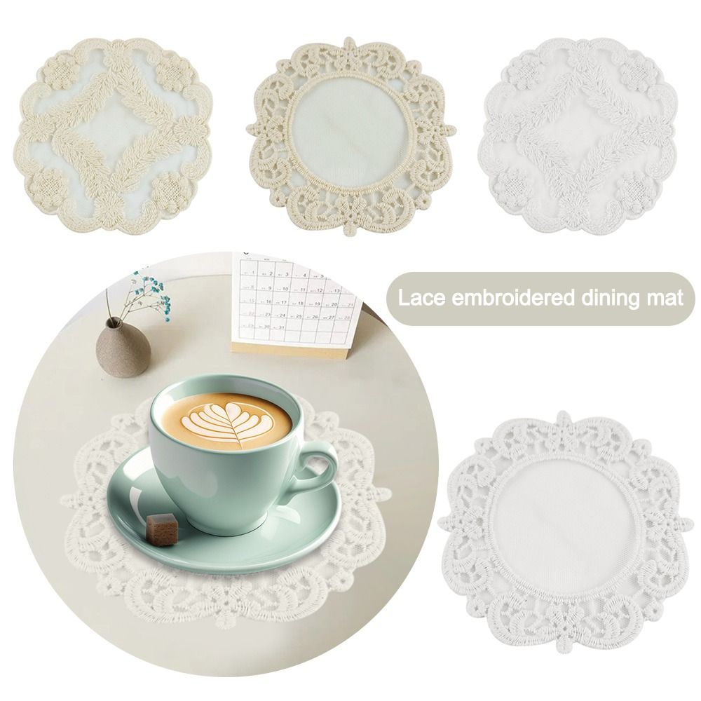 Napkin Lace Embroidered Coaste - Korean Kitchen Gadgets 리뷰 및 가격