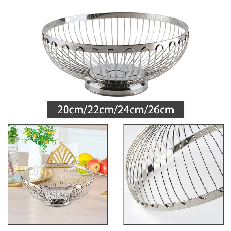 Stainless Steel Fruit Basket C - Kitchen Gadgets Modern 리뷰 및 가격