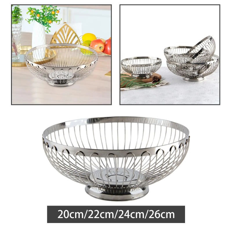 Stainless Steel Fruit Basket C - Kitchen Gadgets Modern 리뷰 및 가격