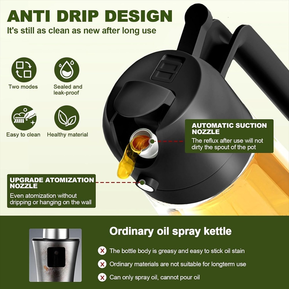 16oz/470ml Olive Oil Sprayer f - Kitchen Gadgets Oil Spray 리뷰 및 가격