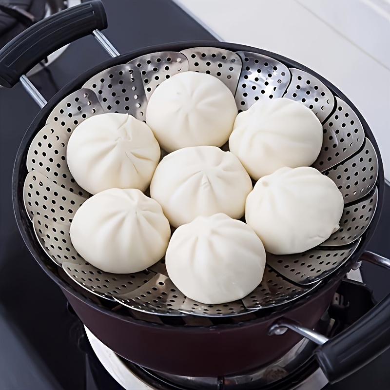 Foldable Stainless Steel Steam - Silicone Steamer Basket 리뷰 및 가격
