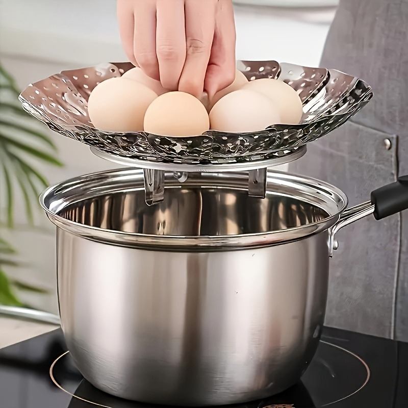 Foldable Stainless Steel Steam - Silicone Steamer Basket 리뷰 및 가격