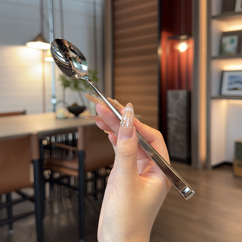 Korean Stainless Steel Spoon L - Korean Kitchen Gadgets 리뷰 및 가격