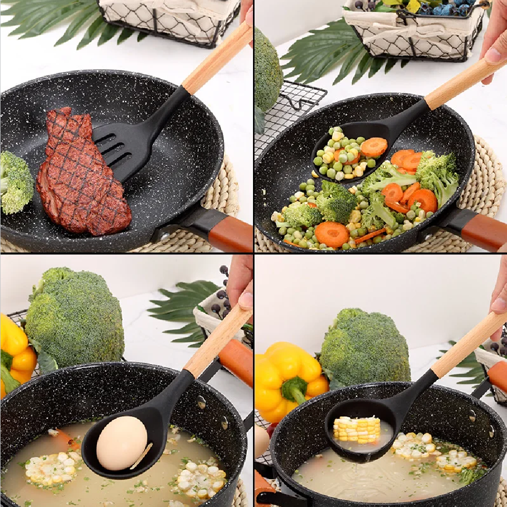 Silicone Cooking Utensils Set  - Kitchen Gadgets And Utensils 리뷰 및 가격