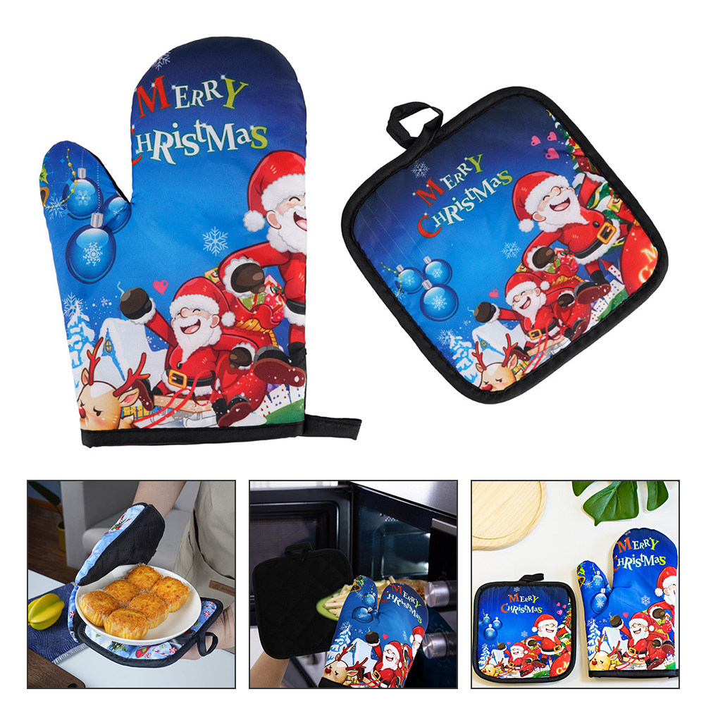 Heat Resistant Mitt Oven Glove - Kitchen Gadgets Xmas Gifts 리뷰 및 가격