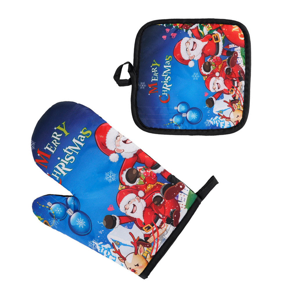 Heat Resistant Mitt Oven Glove - Kitchen Gadgets Xmas Gifts 리뷰 및 가격