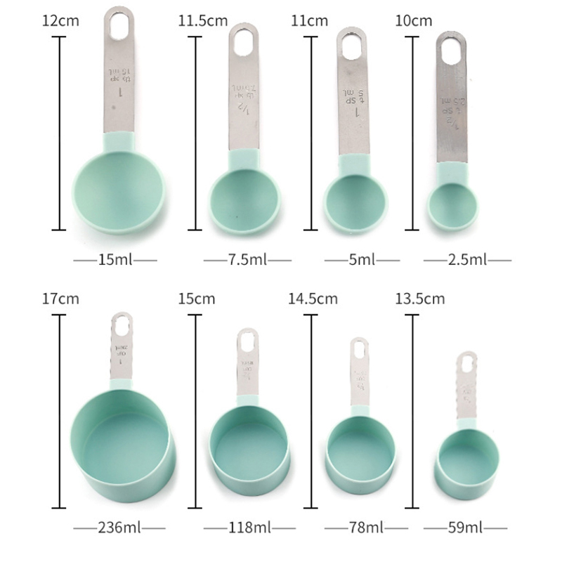 8PCS Measuring Cups Spoons Set - Kitchen Gadgets And Utensils 리뷰 및 가격