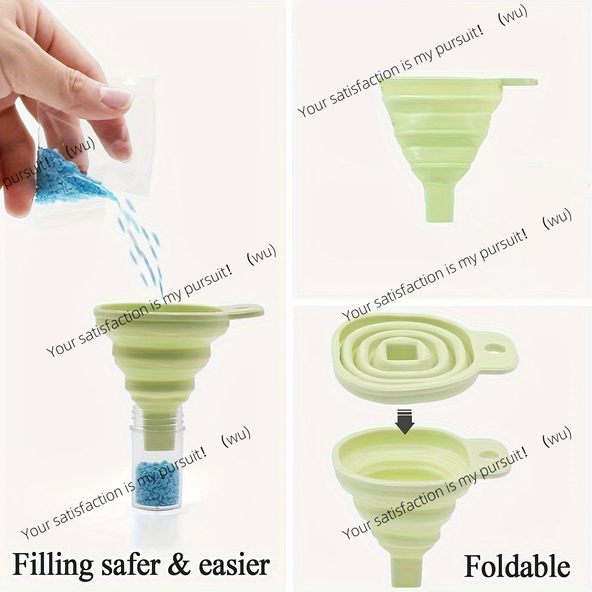 Novelty Silicone Folding Funne - Kitchen Gadgets Novelty 리뷰 및 가격