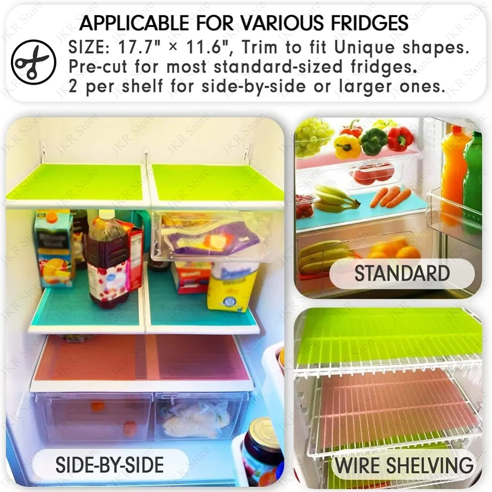 4/8Pcs Refrigerator Liners May - Kitchen Gadgets Modern 리뷰 및 가격