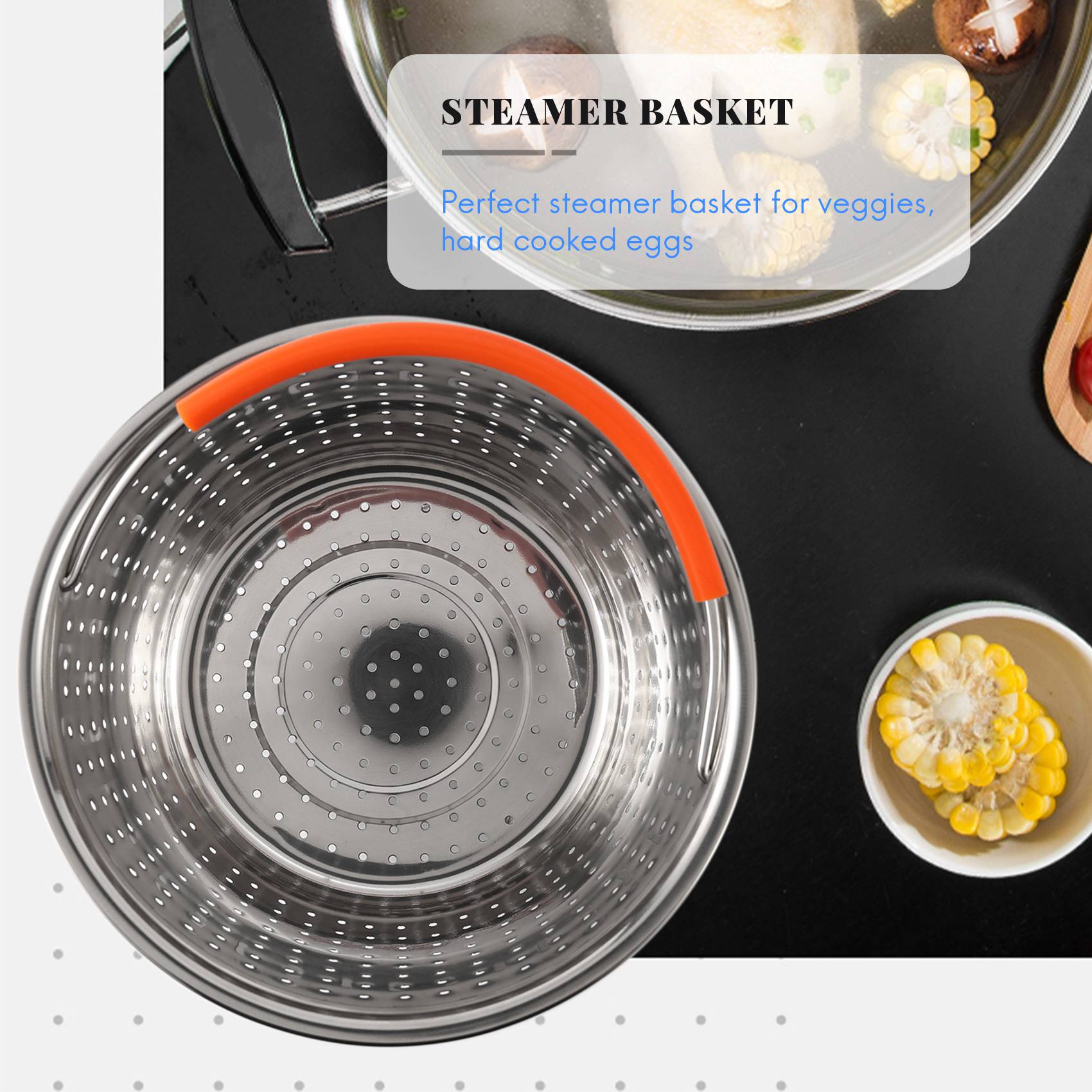 A71Z Stainless Steel Steamer B - Silicone Steamer Basket 리뷰 및 가격