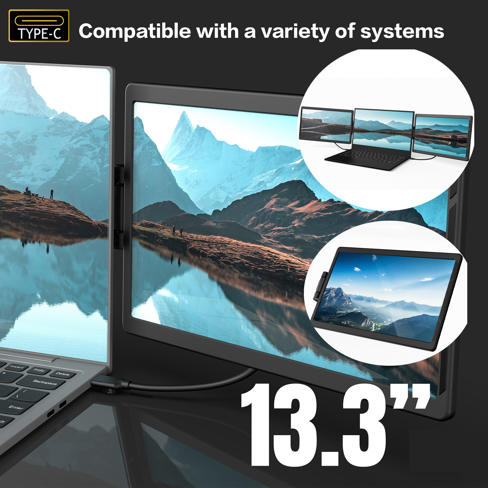 13.3 Inch LCD Laptop Monitor F - Kitchen Gadgets Videos 리뷰 및 가격